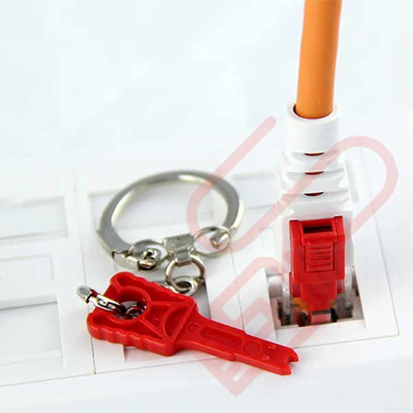Lockable Cat6 RJ45 LSZH Patch Cables Orange|Networking Cables