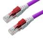 Lockable Cat6 Patch Cables RJ45 UTP LSZH Purple
