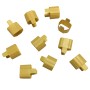 Secure Sleeve C13 into C14 Inlet Tab Yellow - 25 Pack