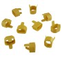 Secure Sleeve C14 into C13 Tab Yellow - 10 Pack