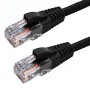 Excel Cat6 Patch Cables RJ45 UTP LSZH Snagless Booted Black