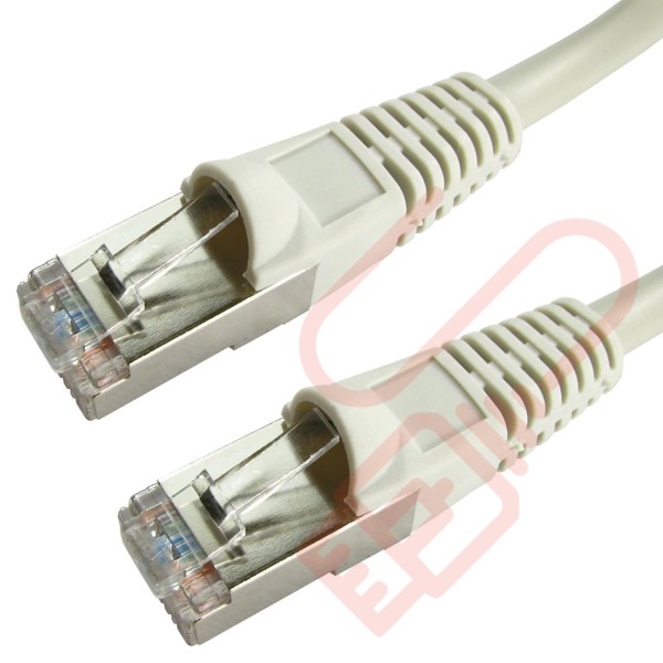 Cat6 Patch Cables RJ45 FTP Premium LSZH Bubble Booted Grey