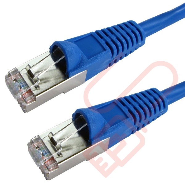 Cat6 Patch Cables RJ45 FTP Premium LSZH Bubble Booted Blue