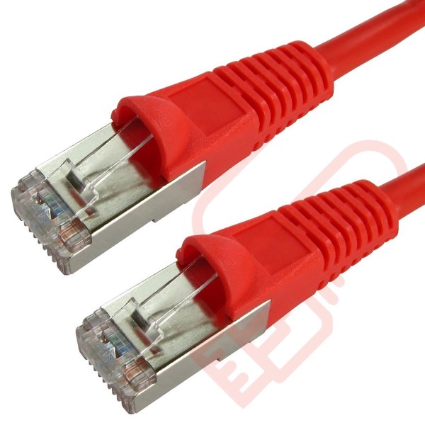 Cat6 Patch Cables RJ45 FTP Premium LSZH Bubble Booted Red