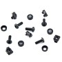 M6 Cage Nuts & Screws (bag of 50) in Black