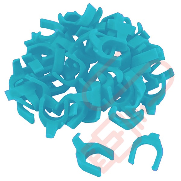 Patchsee Turquoise Blue TU/PC Removable PatchClip 50x Pack
