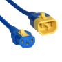 C13 to C14 'V-Lock' Power Cable Blue