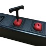 C13 Shield Outlet Cover in Red 10 Pack with Removal Tool