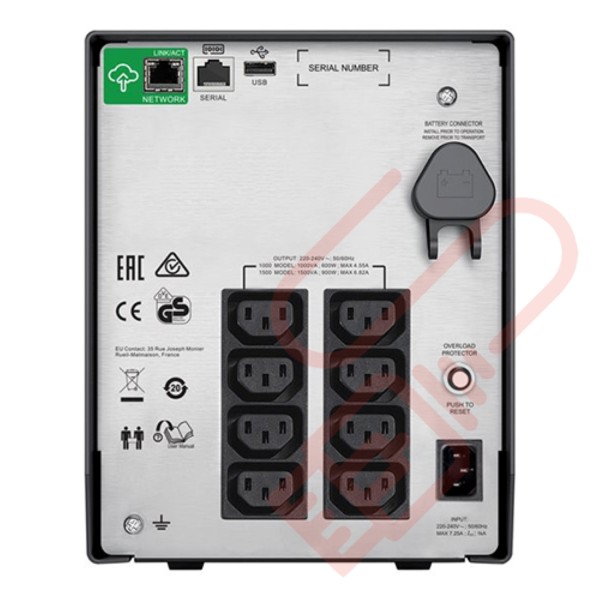 SMC1500IC APC Smart-UPS C 1500VA Tower LCD 980W, 8x C13 Output, 1x C14 Input