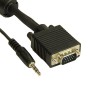 SVGA Male to Male with Built in 3.5mm Audio