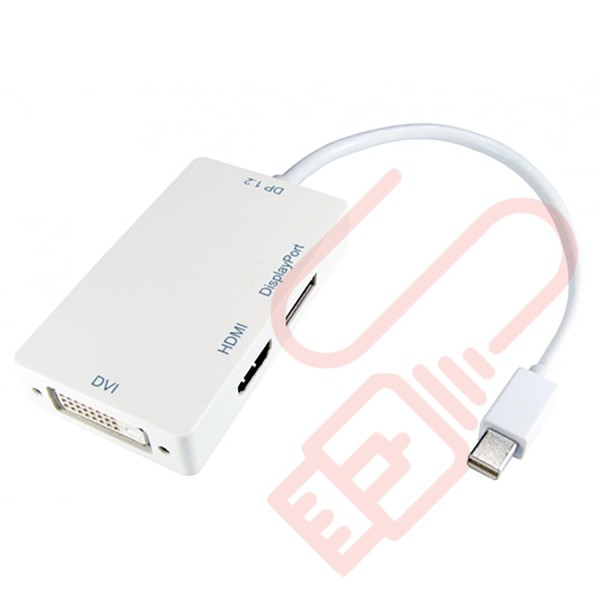 Mini Display Port to HDMI, DVI, Display Port Adapter
