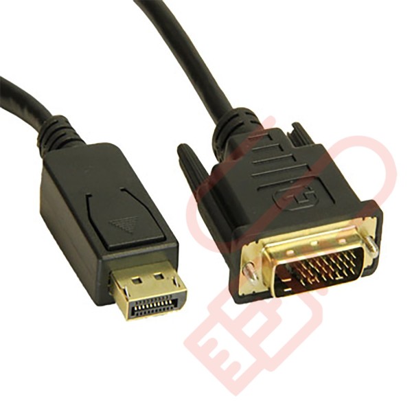 Display Port Male to DVI Male Cable
