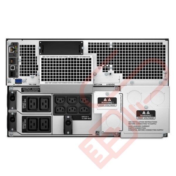 SRT8KRMXLI APC Smart-UPS SRT 6U Rack 8000VA Mgmt 8000W, 6x C13 & 4x C19 Output, Hardwired