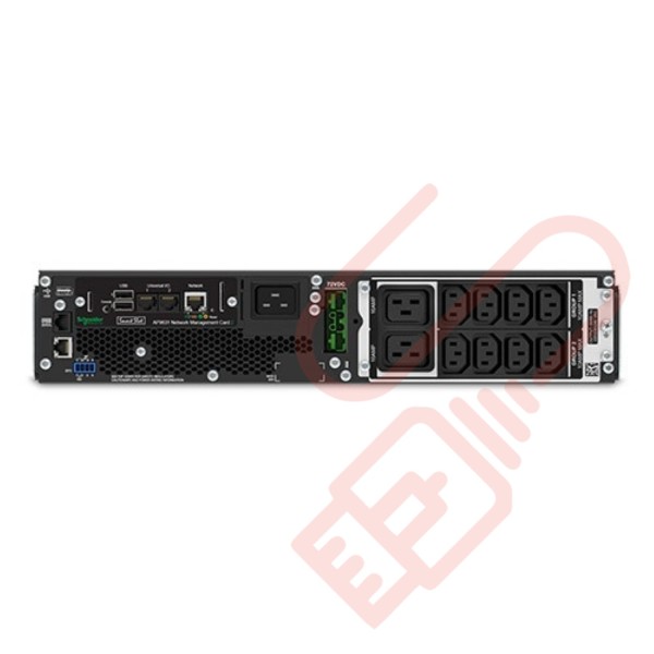 SRT2200RMXLI-NC APC Smart-UPS SRT Rack Mount 2200VA Mgmt 1980W, 8x C13 & 2x C19 Output, 1x C20 In
