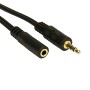 3.5mm Stereo Male to Female Extension Cable Black