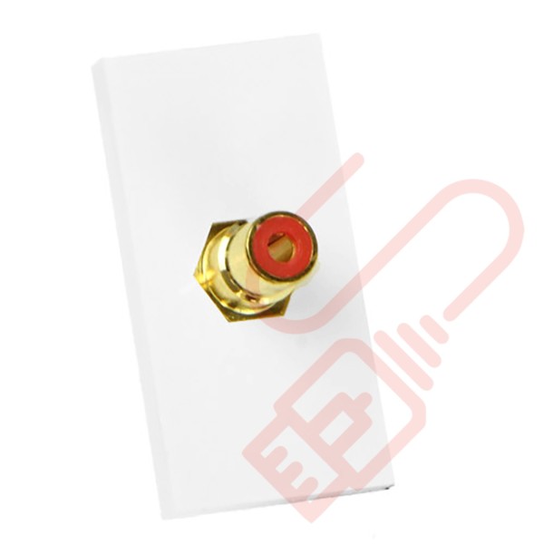 RCA Moduler Coupler Red