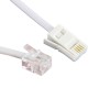 BT Male to RJ11 Male 2 Wire Cable White