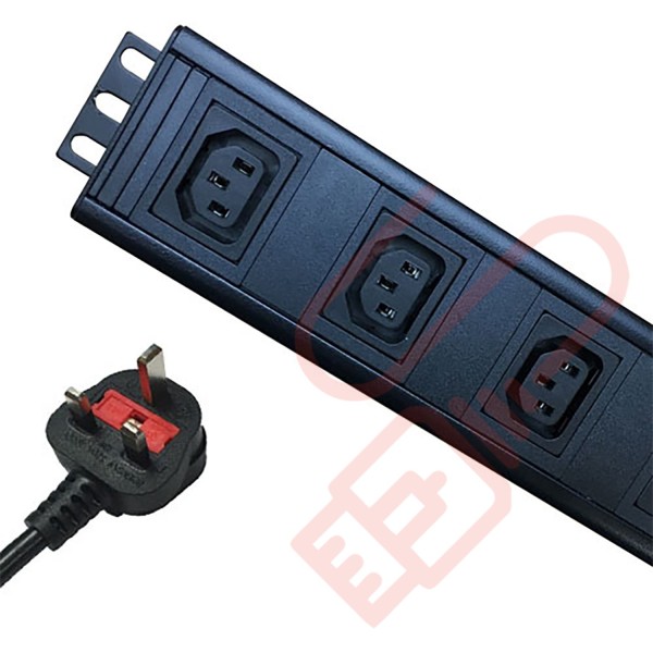 Vertical PDU C13 Socket to UK 13A Plug