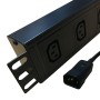 Horizontal PDU C13 Socket to C14 Plug