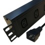 Horizontal PDU C13 Socket to C20 Plug