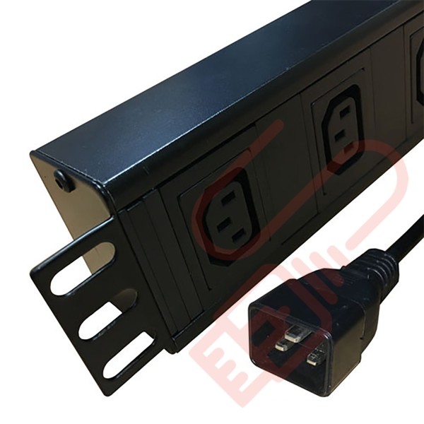 Horizontal PDU C13 Socket to C20 Plug