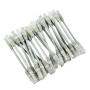 24 Pack of 20cm (8-inch) in Grey - Cat5e High Grade 125MHz 24AWG LSZH Patch Cables for 2U Patching