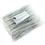 Short Grey 20cm Cat5e LSZH Patch Cables for 2U Patching 24Pk