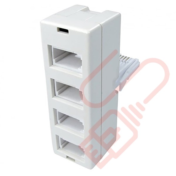 BT Quad Socket to BT Plug Adapter