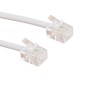 RJ12 Rollover 6 Wire Cat5e Cable White