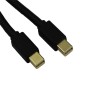 Mini Display Port Male to Male Cable Black
