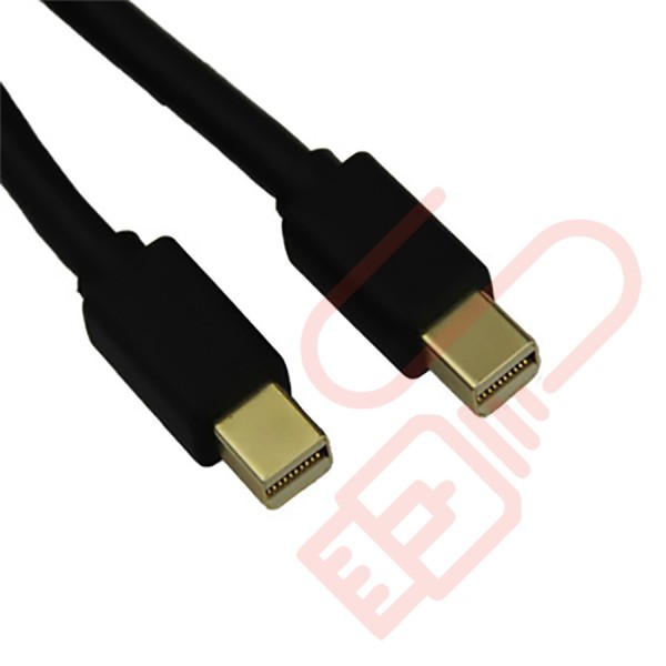 Mini Display Port Male to Male Cable Black