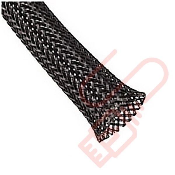 100 Metre Black - Halogen Free Braid Sleeving