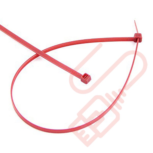 Red Nylon Cable Ties (100 Pack)