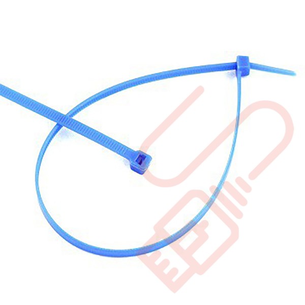 Blue Nylon Cable Ties (100 Pack)