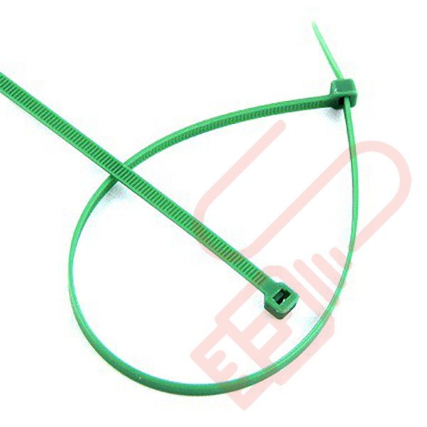 Green Nylon Cable Ties (100 Pack)