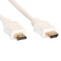 HDMI High Speed Ethernet Cable White, support 3D - 2k & 4k Resolution