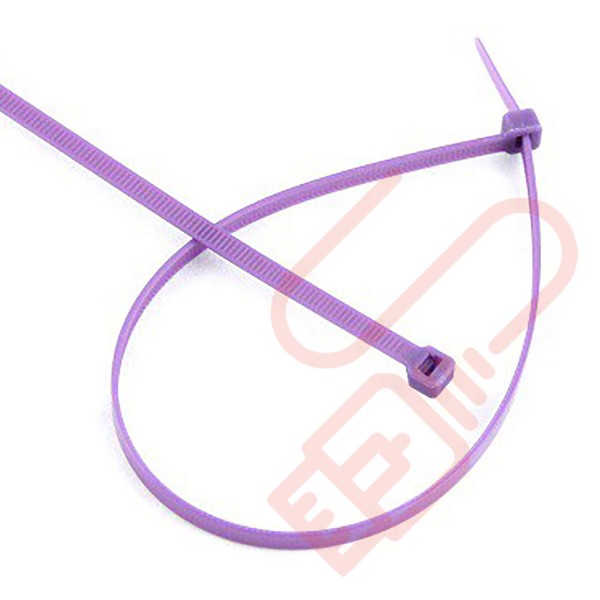 Purple Nylon Cable Ties (100 Pack)