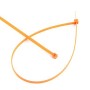 Orange Nylon Cable Ties (100 Pack)