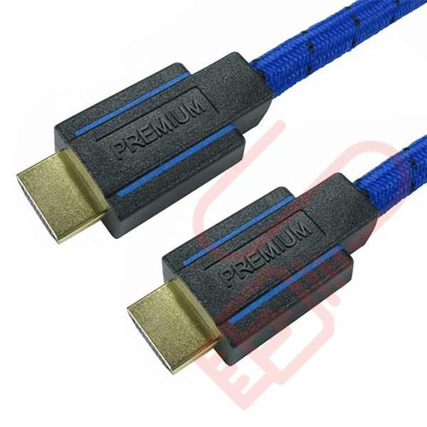 Premium High Speed HDMI Cable with Ethernet Blue