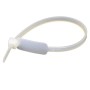 Neutral marker cable ties 4.8 x 190mm with vertical tag for cable identification