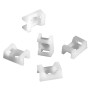 Neutral Cable Tie Cradle - 100 Pack