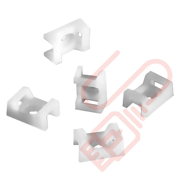 Neutral Cable Tie Cradle - 100 Pack