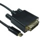 USB Type C Male to DVI Male Cable