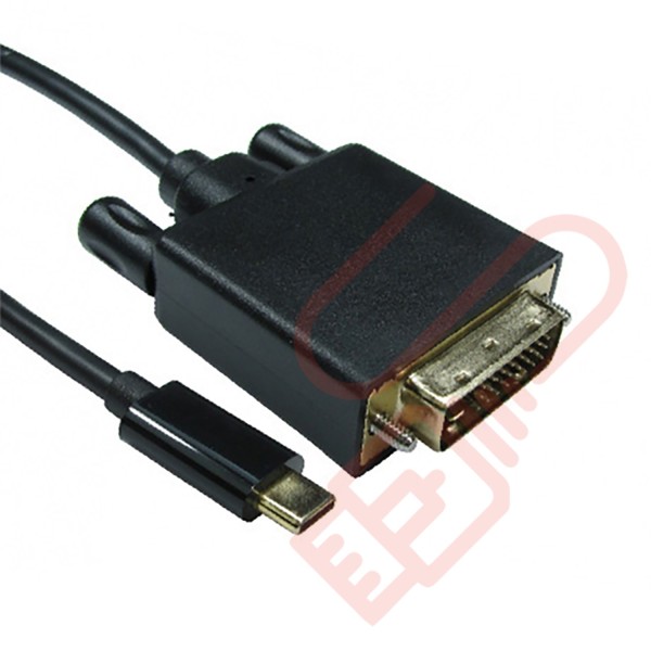 USB Type C Male to DVI Male Cable