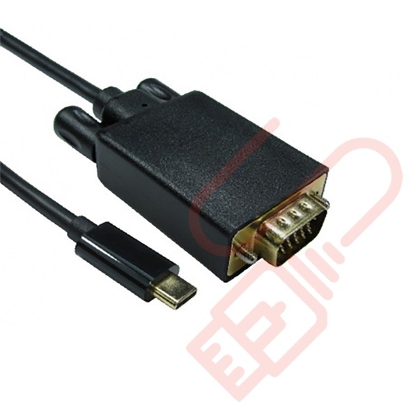 USB Type C Male to VGA Male Cable