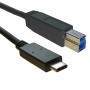 USB Type C Male to USB Type B Male 3.1 Cable