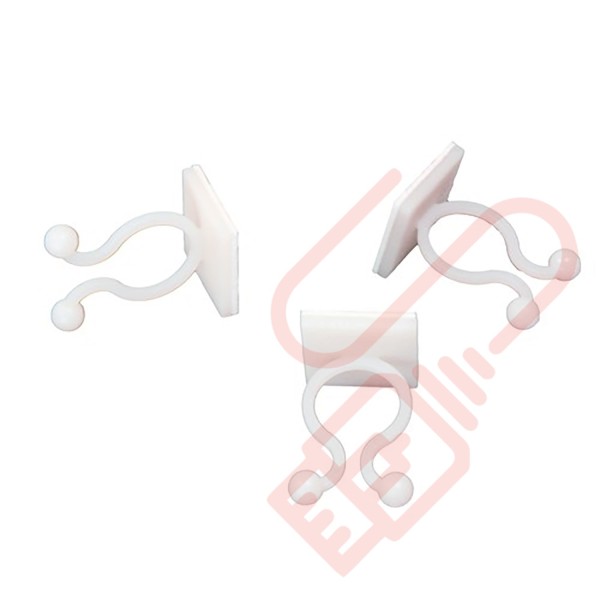 Self Adhesive Cable Clips 35mm (Bunny) - 100 Pack