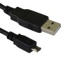 USB 2.0 A Male to MICRO B Data Cable Black