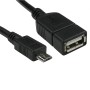 14cm USB 2.0 A Female to Micro B Male OTG Adapter Cable - Networking Cables