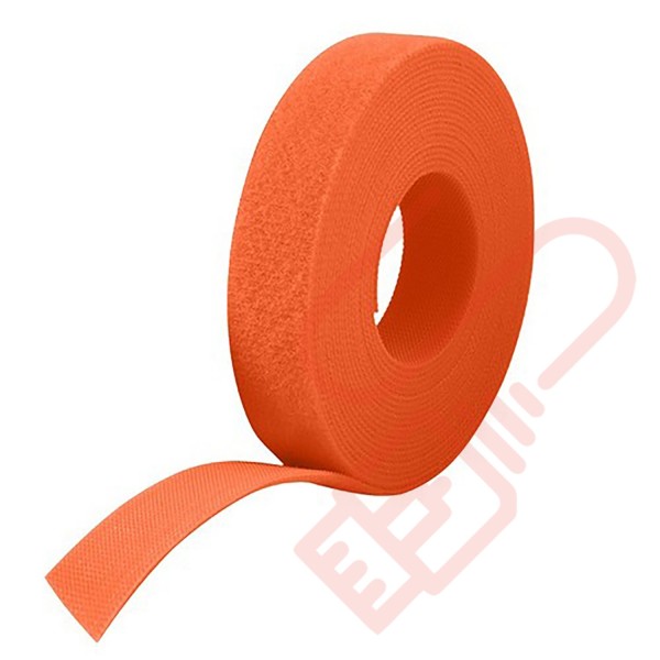 Velcro One-Wrap Tape 25 Metre Orange